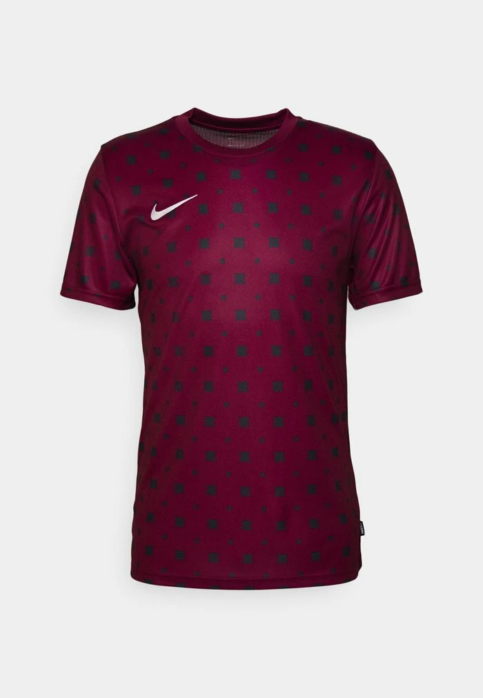 Nike Performance FC LIBERO - Sports T-shirt - Dark Beetroot/white 4 Nike Performance FC LIBERO - Sports T-shirt - Dark Beetroot/white - Image 4