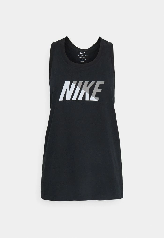 Nike Performance TANK ONE - Top - Black 4 Nike Performance TANK ONE - Top - Black - Image 4