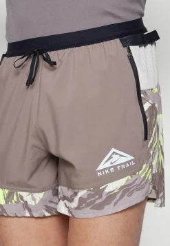 Nike Performance TRAIL - Sports Shorts - Olive Grey/light Iron Ore -Nike Performance store 643a0d7b4fb249c7bd83eaff4641dc8d