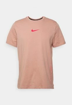 Nike Performance BURNOUT - Sports T-shirt - Rose Whisper/atmosphere/siren Red -Nike Performance store 64669ba4627c477e96323fd70272d02b