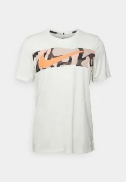 Nike Performance TOP - Sports T-shirt - Sail/bright Mango -Nike Performance store 64ff948942c746b987cad4b848e7c913
