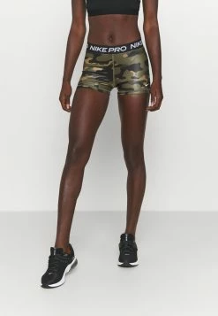 Nike Performance CAMO - Leggings - Medium Olive/white