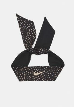 Nike Performance HEAD TIE REVERSIBLE - Sweatband - Black/hemp