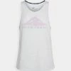 Nike Performance TRAIL TANK - Sports T-shirt - Light Smoke Grey/grey Fog/heather/plum Fog