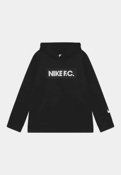 Nike Performance FC LIBERO HOODIE UNISEX - Sweatshirt - Black/white