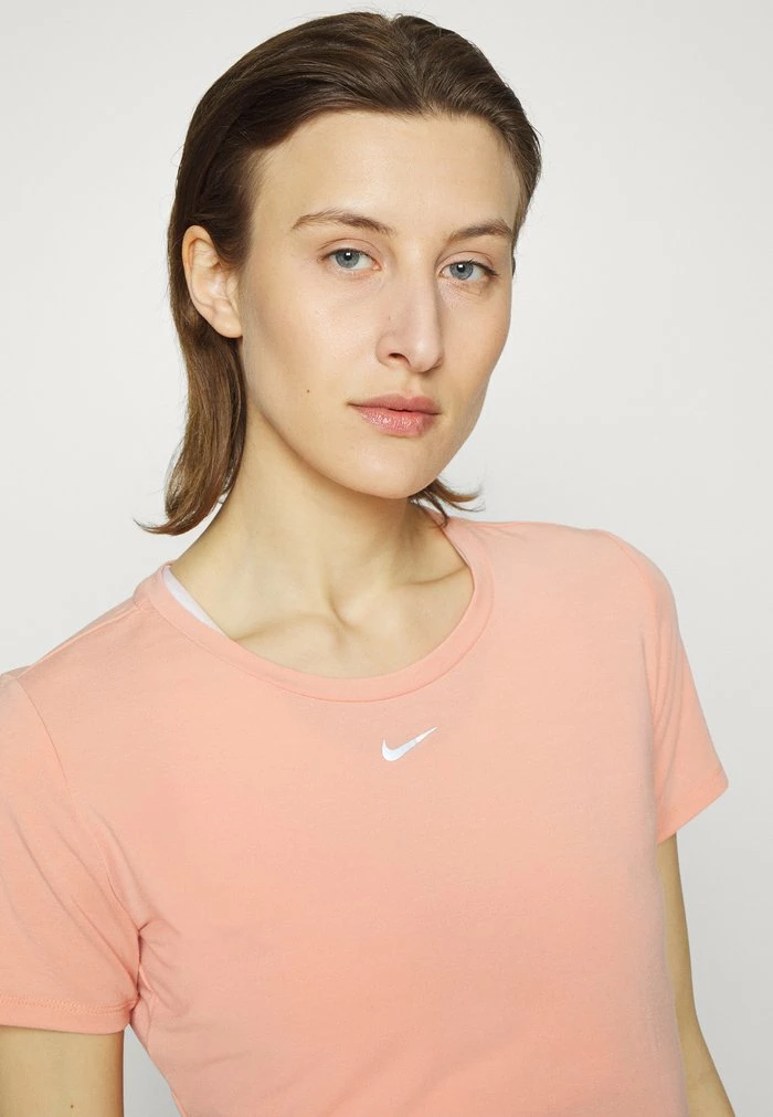 Nike Performance W NK ONE LUXE DF SS STD - Basic T-shirt - Light Madder Root/silver 7 Nike Performance W NK ONE LUXE DF SS STD - Basic T-shirt - Light Madder Root/silver - Image 7