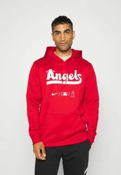 Nike Performance LOS ANGELES ANGELS OF ANAHEIM CITY CONNECT THERMA HOODI - Zip-up Sweatshirt - Sport Red/natural