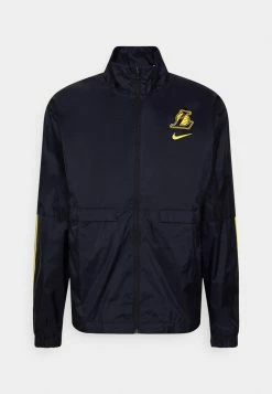 Nike Performance NBA LOS ANGELES LAKERS TRACK JACKET - Training Jacket - Black/amarillo/black/amarillo