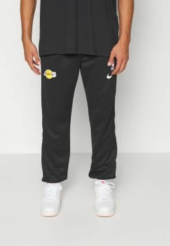 Nike Performance NBA LOS ANGELES LAKERS SPOTLIGHT PANT - Tracksuit Bottoms - Black