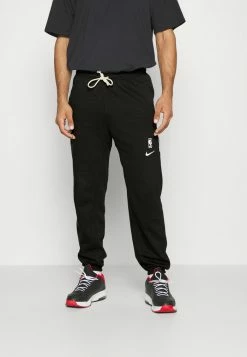 Nike Performance NBA BROOKLYN NETS STANDARD ISSUE PANT - Club Wear - Black/pale Ivory