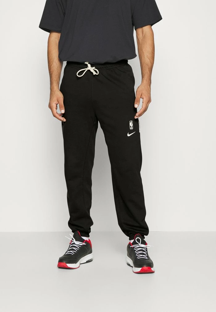 Nike Performance NBA BROOKLYN NETS STANDARD ISSUE PANT - Club Wear - Black/pale Ivory 1 Nike Performance NBA BROOKLYN NETS STANDARD ISSUE PANT - Club Wear - Black/pale Ivory