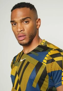 Nike Performance ADVANTAGE - Sports T-shirt - Yellow Ochre/white -Nike Performance store 67c7c461eef0406fb343b4d88e7612f3