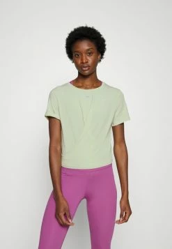 Nike Performance ONE LUXE - Sports T-shirt - Olive Aura