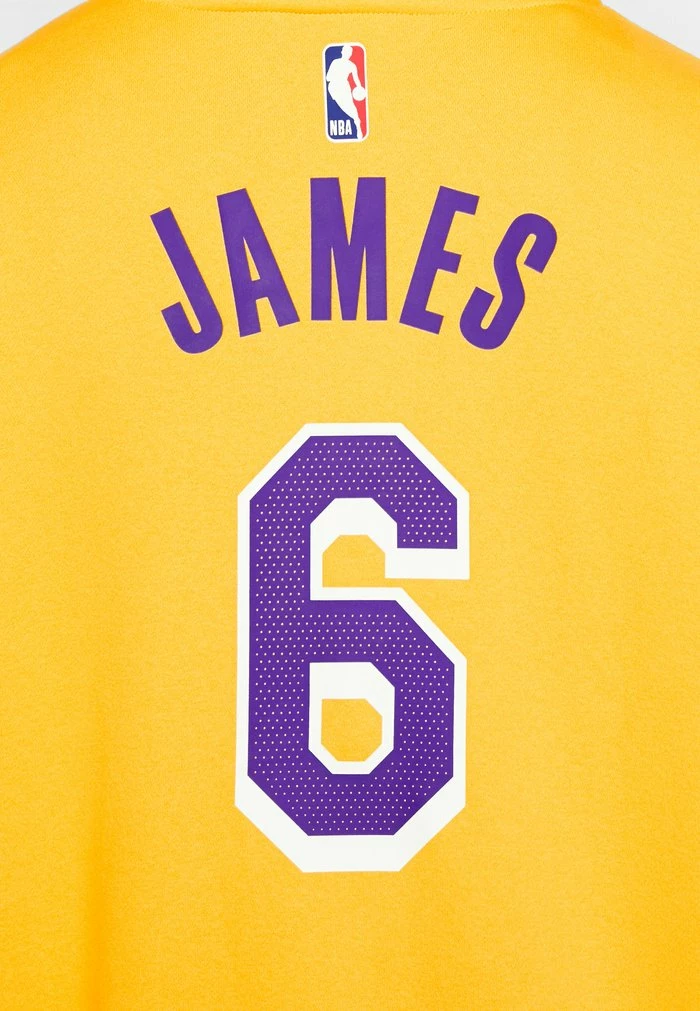 Nike Performance NBA LOS ANGELES LAKERS ICON NAME & NUMBER HOODIE - Club Wear - Amarillo 5 Nike Performance NBA LOS ANGELES LAKERS ICON NAME & NUMBER HOODIE - Club Wear - Amarillo - Image 5
