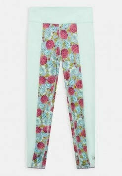 Nike Performance NK ONE LUXE - Leggings - Trousers - Mint Foam/violet Shock