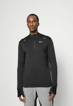 Nike Performance SWEATSHIRTS TF RPL ELMNT HZ - Long Sleeved Top - Black