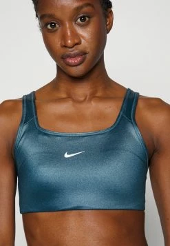 Nike Performance SHINE BRA - Medium Support Sports Bra - Ash Green/white -Nike Performance store 69b915c407e9422ea1eedbaa08e36fdf