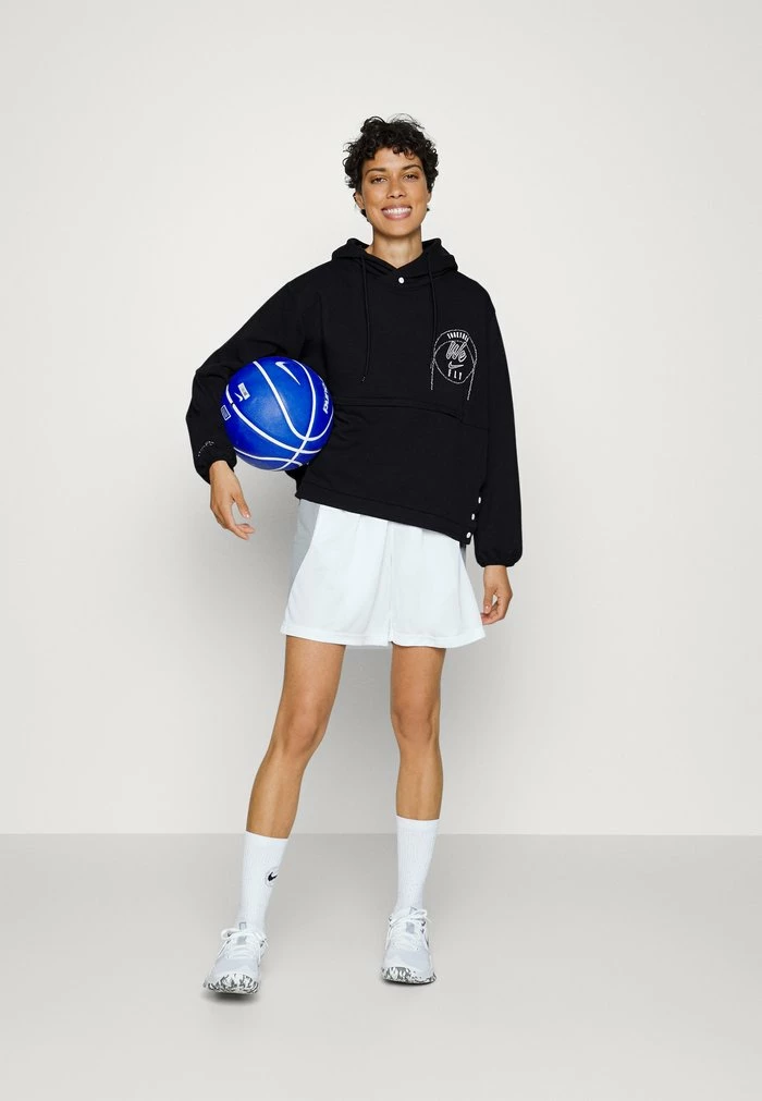Nike Performance DRY FIT HOODIE - Hoodie - Black/white 2 Nike Performance DRY FIT HOODIE - Hoodie - Black/white - Image 2