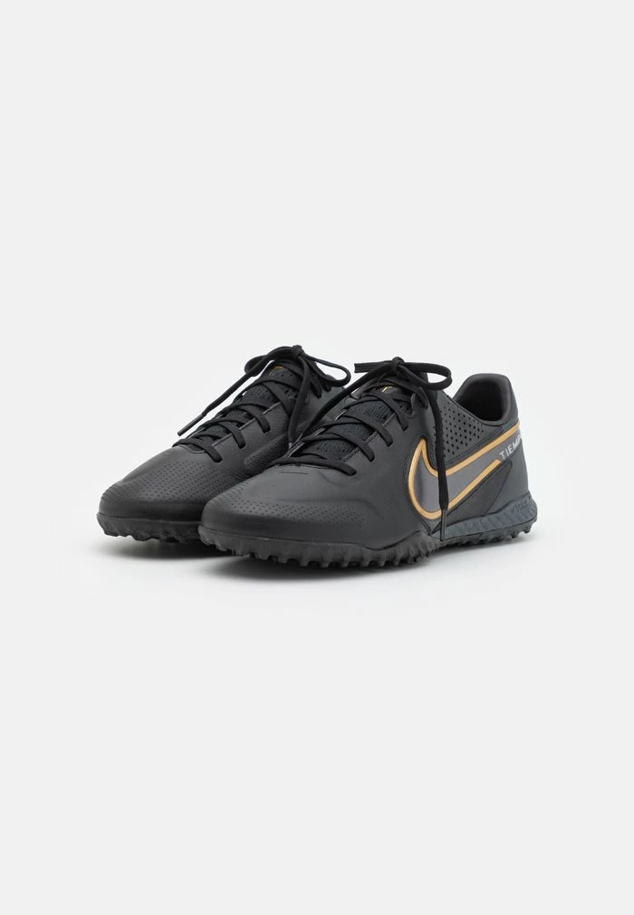 Nike Performance REACT TIEMPO LEGEND 9 PRO TF - Astro Turf Trainers - Black/metallic Dark Grey/anthracite 2 Nike Performance REACT TIEMPO LEGEND 9 PRO TF - Astro Turf Trainers - Black/metallic Dark Grey/anthracite - Image 2