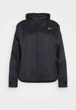 Nike Performance ESSENTIAL JACKET - Running Jacket - Black/silver