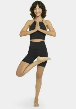 Alternative view of Nike Performance THE YOGA LUXE SHORT - Leggings - Black/dark Smoke Grey