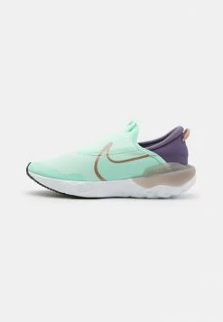 Nike Performance REACT FLOW GS UNISEX - Neutral Running Shoes - Mint Foam/metallic Red Bronze/canyon Purple