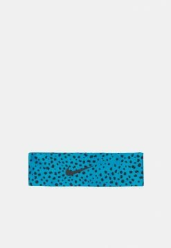 Nike Performance FURY HEADBAND HEATHERED - Sweatband - Laser Blue/black