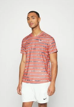 Nike Performance VICTORY - Sports T-shirt - Madder Root/white