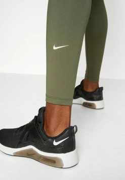 Nike Performance ONE - Leggings - Medium Olive/white -Nike Performance store 6e7fd103d7c54b669e4bb887feb39532