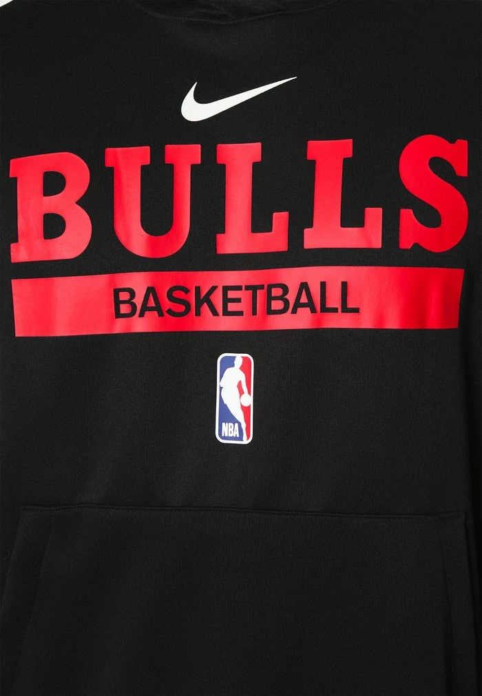 Nike Performance NBA CHICAGO BULLS SPOTLIGHT HOODIE - Hoodie - Black 6 Nike Performance NBA CHICAGO BULLS SPOTLIGHT HOODIE - Hoodie - Black - Image 6