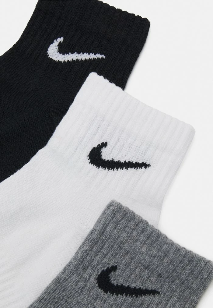 Nike Performance EVERYDAY ANKLE 3 PACK UNISEX - Sports Socks - White/carbon Heather/black 2 Nike Performance EVERYDAY ANKLE 3 PACK UNISEX - Sports Socks - White/carbon Heather/black - Image 2