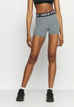 Nike Performance 365 SHORT - Leggings - Smoke Grey Heather/black