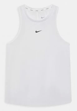 Nike Performance NK ONE TANK - Sports T-shirt - White/black