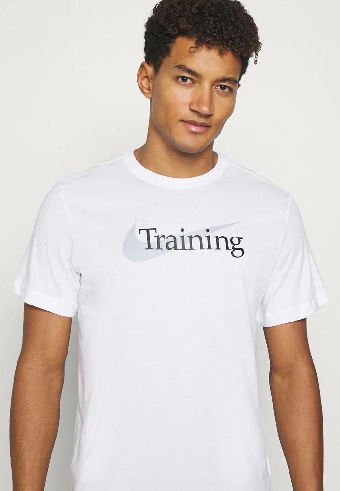 Nike Performance TEE TRAINING - Print T-shirt - White 4 Nike Performance TEE TRAINING - Print T-shirt - White - Image 4