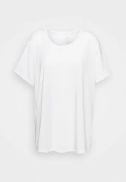 Nike Performance W NK ONE LUXE DF SS STD - Basic T-shirt - White -Nike Performance store 705b062745a942379307fe3a02eb4d16