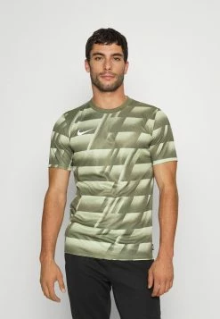 Nike Performance LIBERO - Sports T-shirt - Medium Olive/black/white