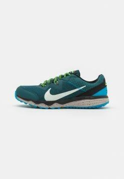 Nike Performance JUNIPER TRAIL - Trail Running Shoes - Dark Teal Green/light Silver/black