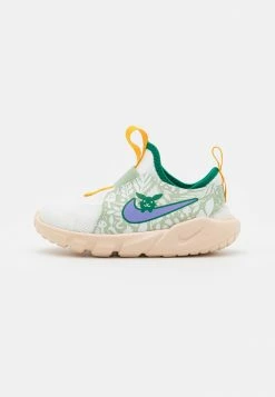 Nike Performance FLEX RUNNER 2 LIL TDV UNISEX - Neutral Running Shoes - Summit White/light Thistle/honeydew/malachite