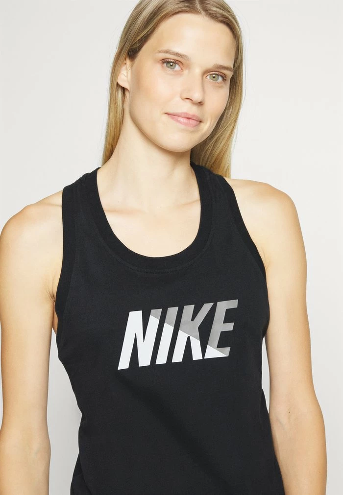 Nike Performance TANK ONE - Top - Black 5 Nike Performance TANK ONE - Top - Black - Image 5