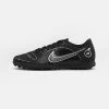 Nike Performance MERCURIAL VAPOR 14 CLUB TF - Astro Turf Trainers - Black/metallic Silver/medium Ash