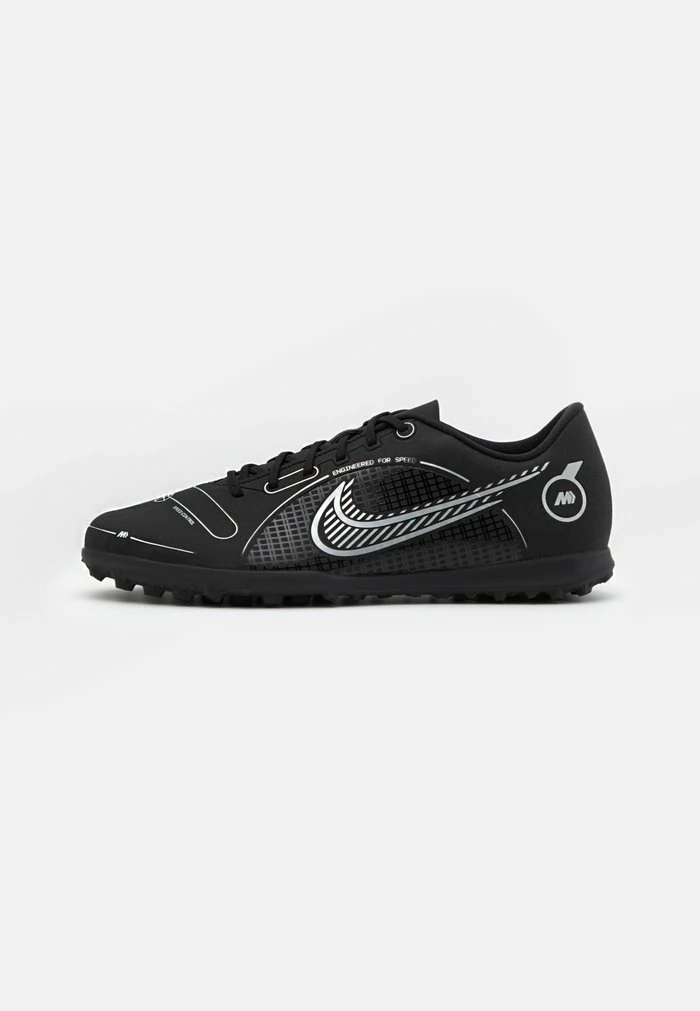 Nike Performance MERCURIAL VAPOR 14 CLUB TF - Astro Turf Trainers - Black/metallic Silver/medium Ash 1 Nike Performance MERCURIAL VAPOR 14 CLUB TF - Astro Turf Trainers - Black/metallic Silver/medium Ash