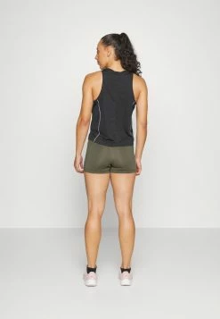 Nike Performance SHORT - Leggings - Medium Olive/sequoia/white -Nike Performance store 722284a6143846ff915aaffecd10c544