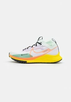 Nike Performance REACT PEGASUS TRAIL 4 GTX - Trail Running Shoes - Barely Grape/total Orange/barely Green/yellow Strike/enamel Green