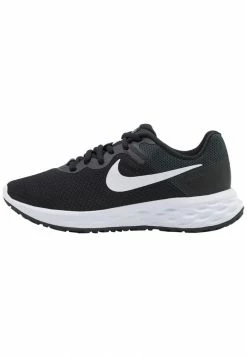 Nike Performance W NIKE REVOLUTION 6 NN - Neutral Running Shoes - Black/white/dark Smoke Grey/cool Grey