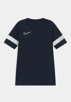Nike Performance Y NK DF ACEDEMY 21 UNISEX - Sports T-shirt - Obsidian/white