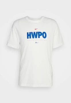 Nike Performance NIKE HWPO TEE - Sports T-shirt - White/university Red -Nike Performance store 7318ad34455e4ea88b6aaee859b33692