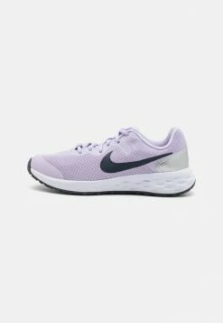 Nike Performance REVOLUTION 6 UNISEX - Neutral Running Shoes - Violet Frost/thunder Blue/metallic Silver/vivid Purple/white