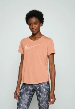 Nike Performance RUN - Sports T-shirt - Light Madder Root