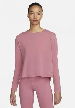Nike Performance Long Sleeved Top - Desert Berry/(particle Grey)