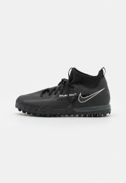 Nike Performance JR PHANTOM GT2 ACADEMY DYNAMIC FIT TF UNISEX - Astro Turf Trainers - Black/dark Smoke Grey/summit White